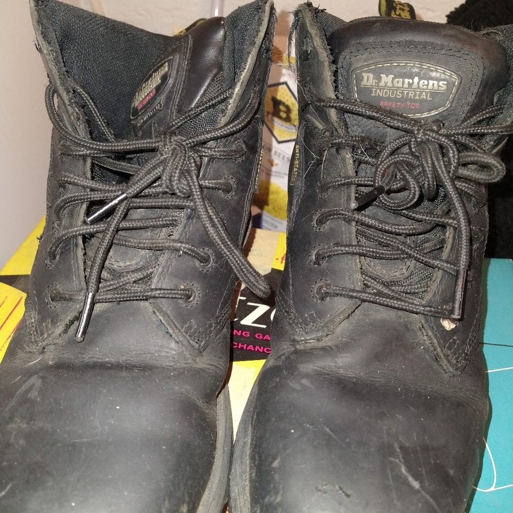 Rough looking work boots